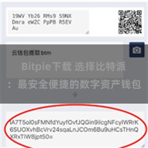 Bitpie下载 选择比特派：最安全便捷的数字资产钱包