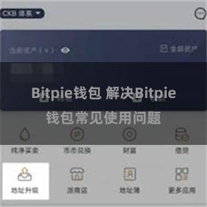 Bitpie钱包 解决Bitpie钱包常见使用问题