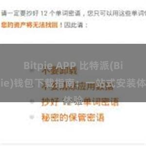 Bitpie APP 比特派(Bitpie)钱包下载指南：一站式安装体验