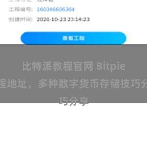 比特派教程官网 Bitpie教程地址，多种数字货币存储技巧分享